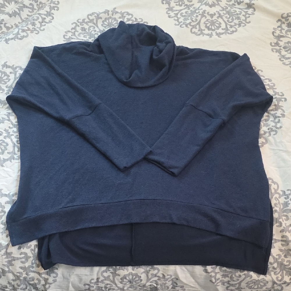 Navy Blue Turtleneck Sweater